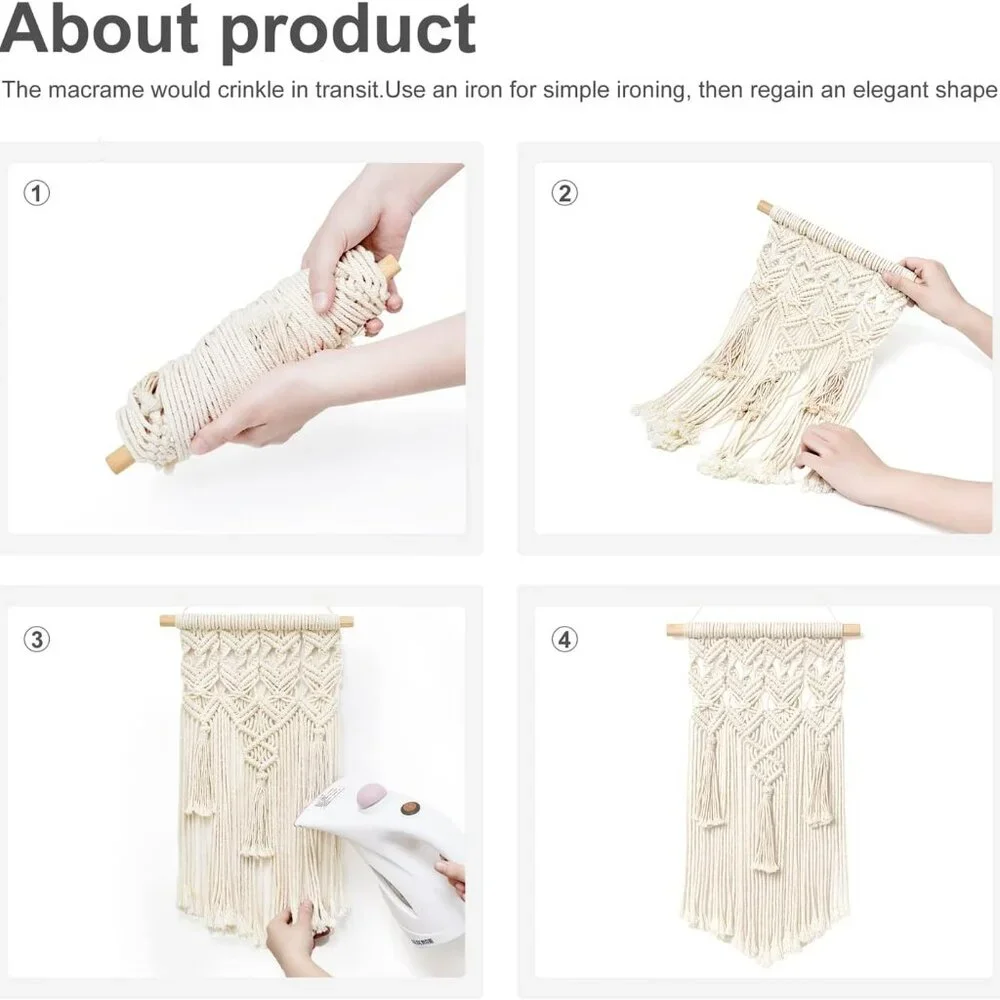 N/A macrame woven